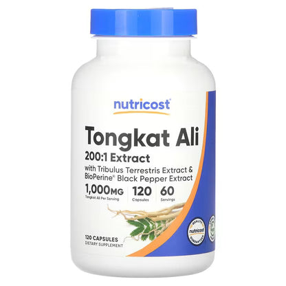 Nutricost, Tongkat Ali, 120 Capsules