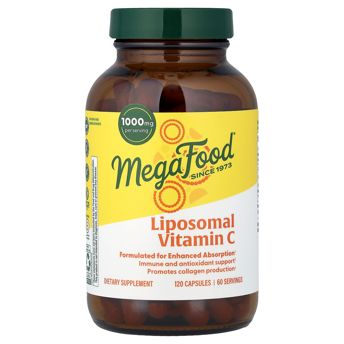 MegaFood, Liposomal Vitamin C, 120 Capsules (500 mg per Capsule)