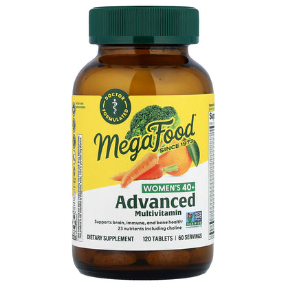 MegaFood, Women's 40+ Advanced Multivitamin, 120 Tablets
