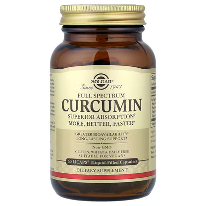 Solgar, Full Spectrum Curcumin, 60 LiCaps®