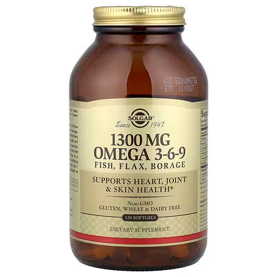 Solgar, Omega 3-6-9, 120 Softgels