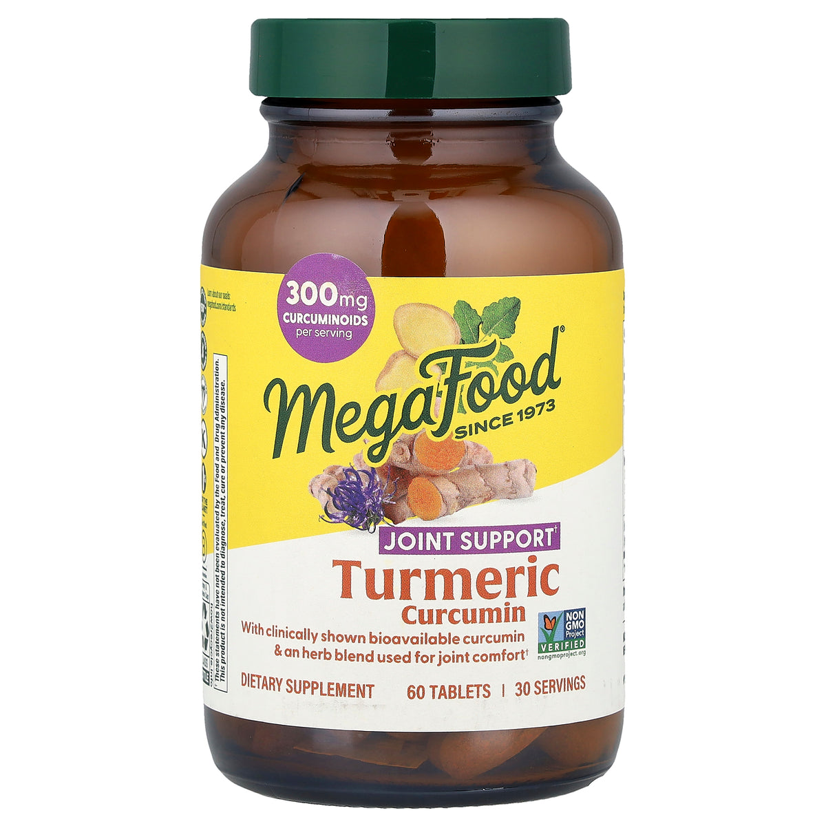 MegaFood, Turmeric Curcumin, Joint Support, 60 Tablets