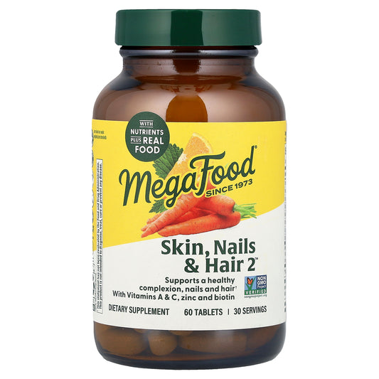 MegaFood, Skin, Nails & Hair 2™, 60 Tablets