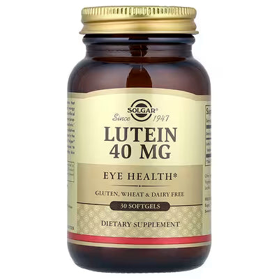 Solgar, Lutein, 40 mg, 30 Softgels