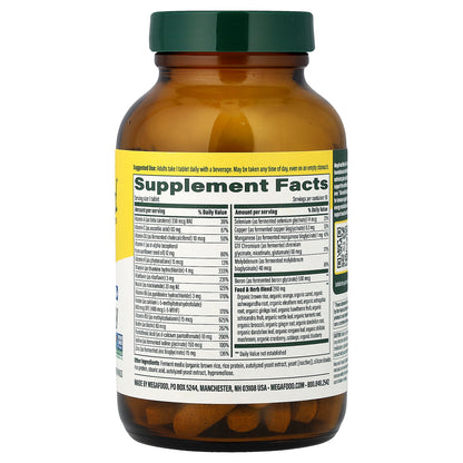 MegaFood, Men's 40+ One Daily Multivitamin, 90 Tablets
