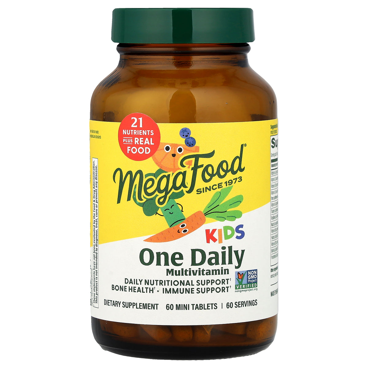 MegaFood, Kids One Daily Multivitamin, 60 Mini Tablets