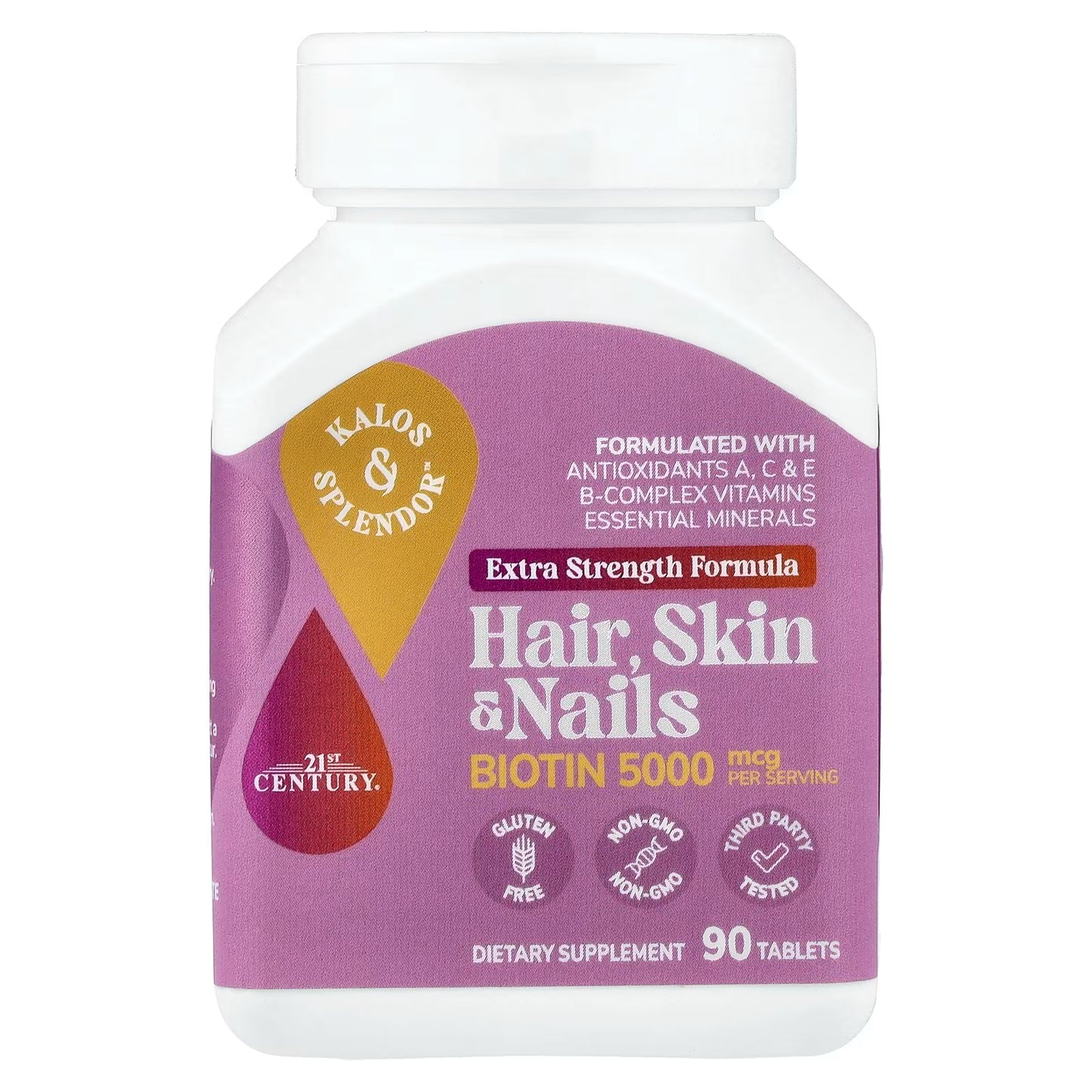 21st Century, Hair, Skin & Nails, 90 Tablets
