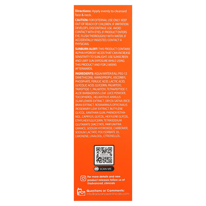 Advanced Clinicals, Vitamin C Brightening Serum, 1.75 fl oz (52 ml)