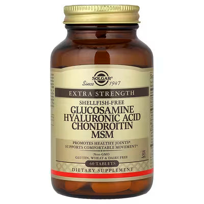 Solgar, Glucosamine Hyaluronic Acid Chondroitin MSM, 60 Tablets