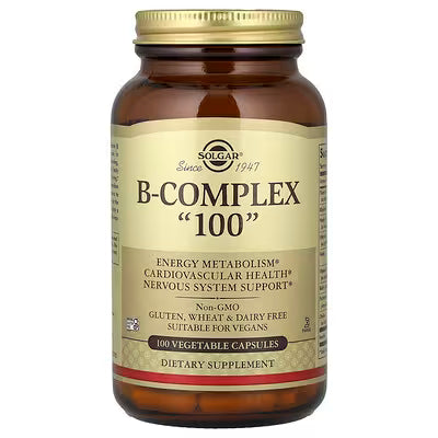 Solgar, B-Complex "100", 100 Vegetable Capsules