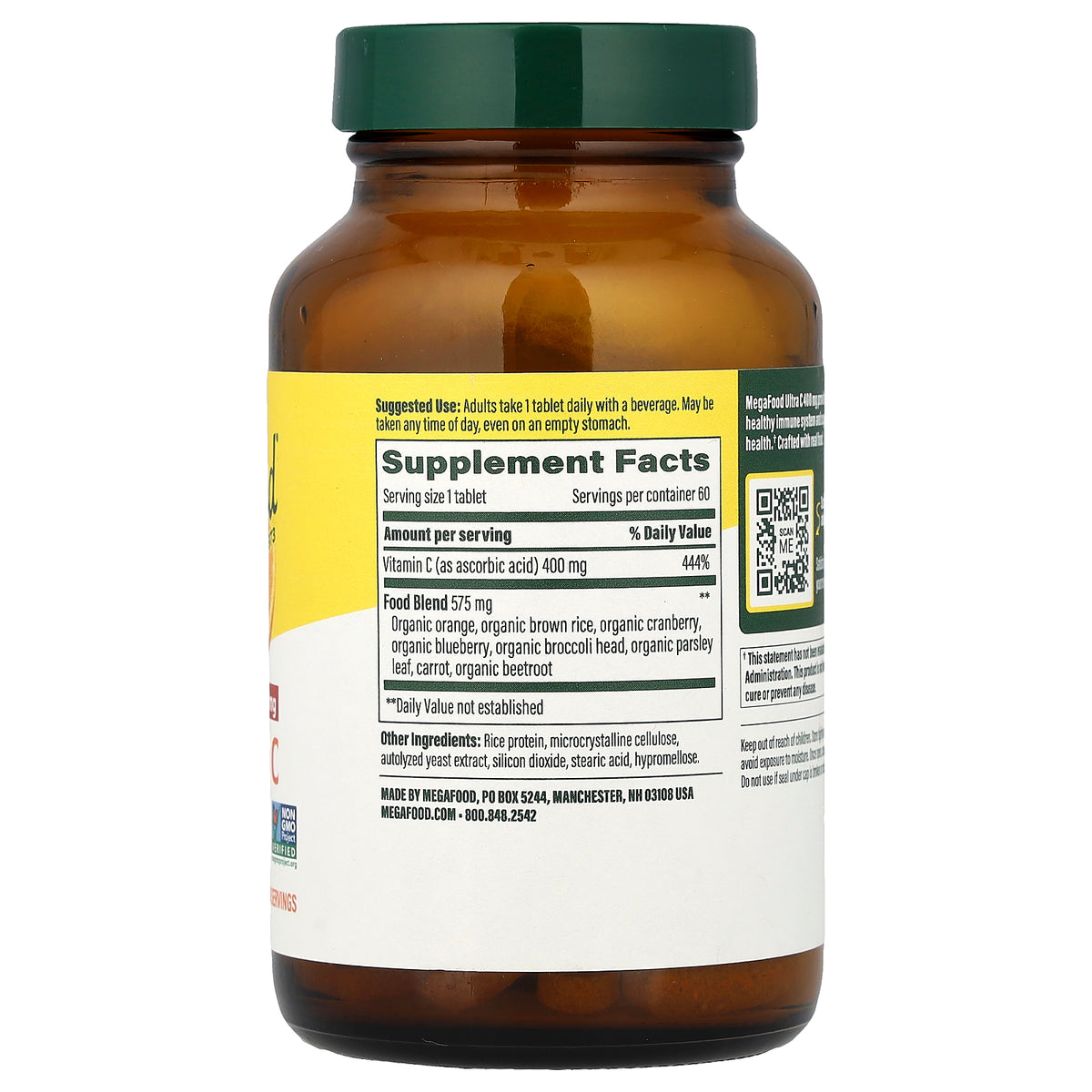 MegaFood, Ultra C, 60 Tablets