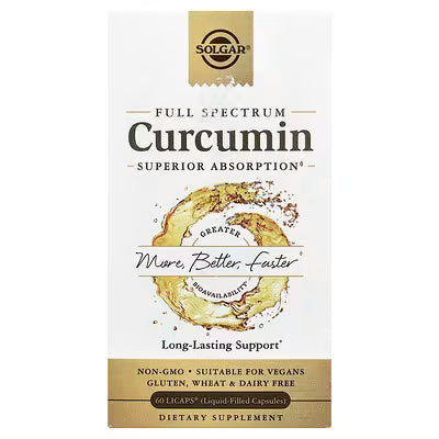 Solgar, Full Spectrum Curcumin, 60 LiCaps®