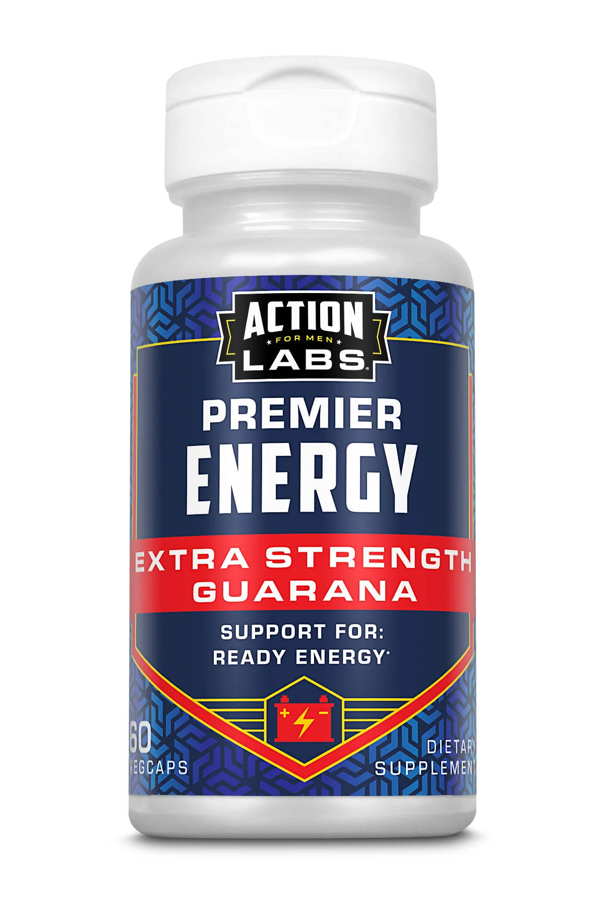 Action Labs Extra Strength Guarana Veg Capsule 60 CT