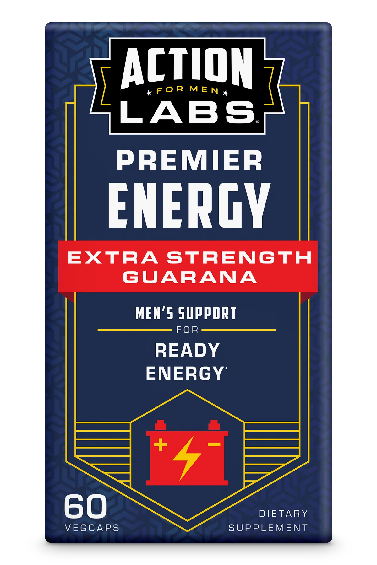 Action Labs Extra Strength Guarana Veg Capsule 60 CT