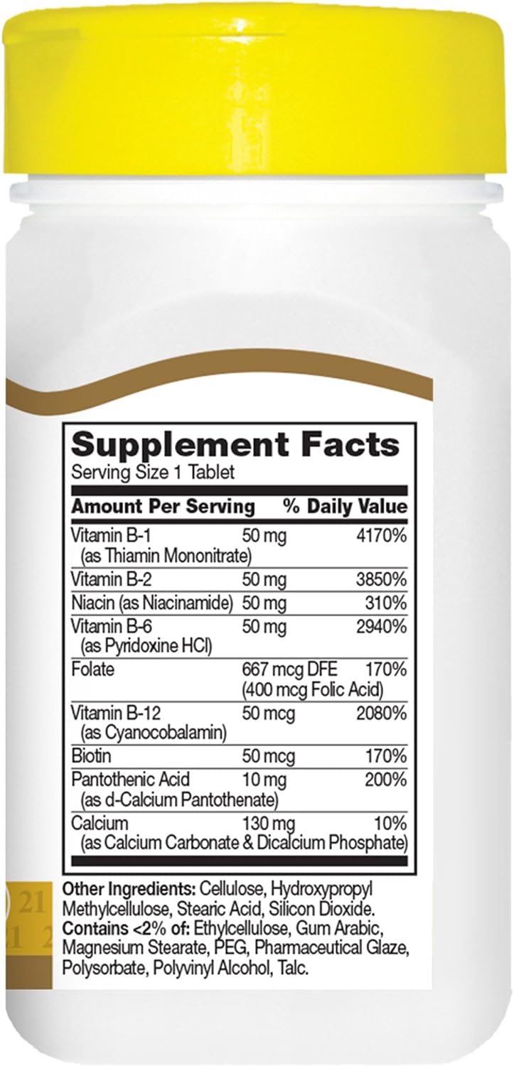 21st Century, B-50 Complex, Prolonged Release, 60 Tablets