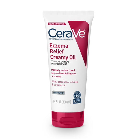 CeraVe Eczema Relief Creamy Oil, 3.4 Oz