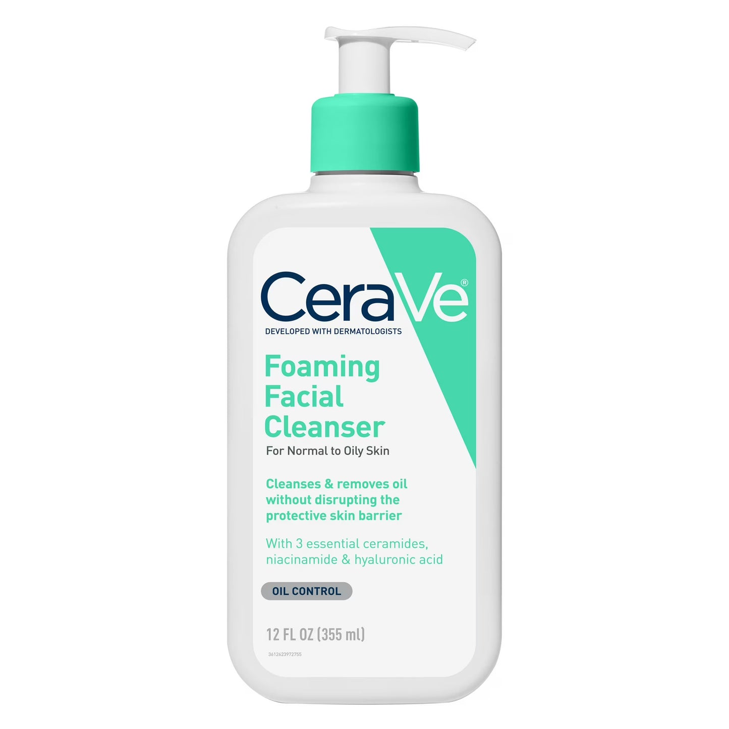CeraVe Foaming Facial Cleanser, 12 Oz