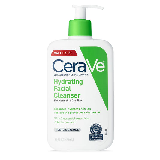 CeraVe Hydrating Facial Cleanser, 16 Oz