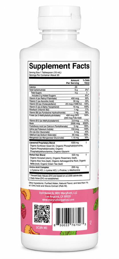 MARYRUTH'S Women's Multivitamin Liposomal, Ultra Absorption, 15.22 Fl Oz