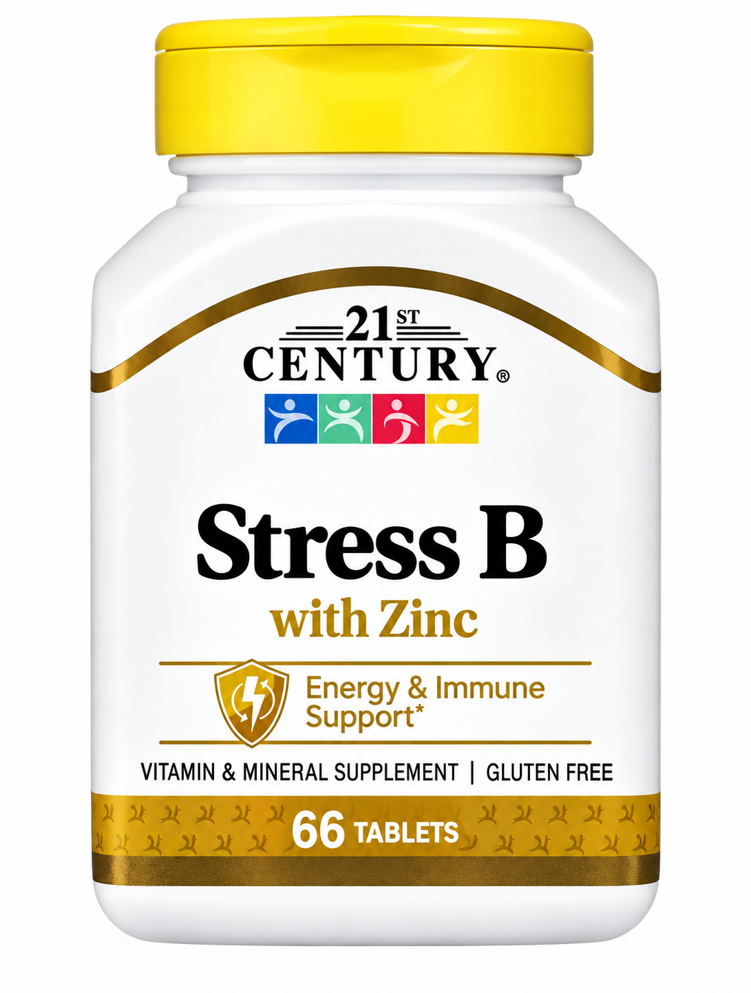 21st Century, Stress B with Zinc, 66 Tablets
