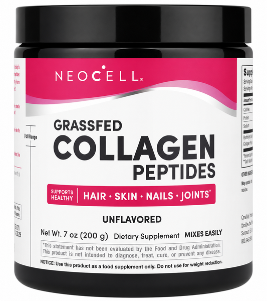 NeoCell, Grassfed Collagen Peptides, Unflavored, 7 oz (200 g)