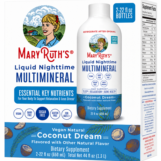 MaryRuth’s Nighttime Multimineral, Coconut, 22 fl. oz., 2 pack