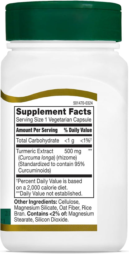 21st Century, Curcumin 95, 500 mg, 45 Vegetarian Capsules