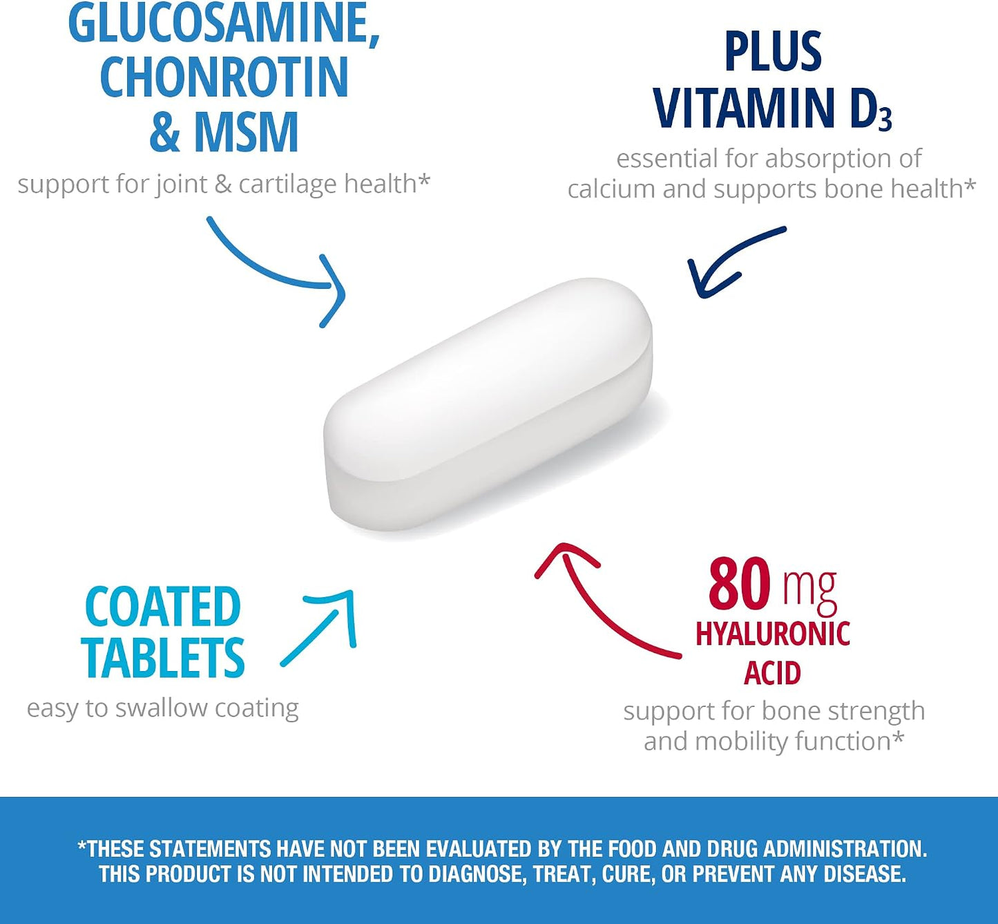 21st Century, Arthri-Flex Advantage® + Vitamin D3, 120 Coated Tablets