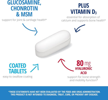 21st Century, Arthri-Flex Advantage® + Vitamin D3, 120 Coated Tablets