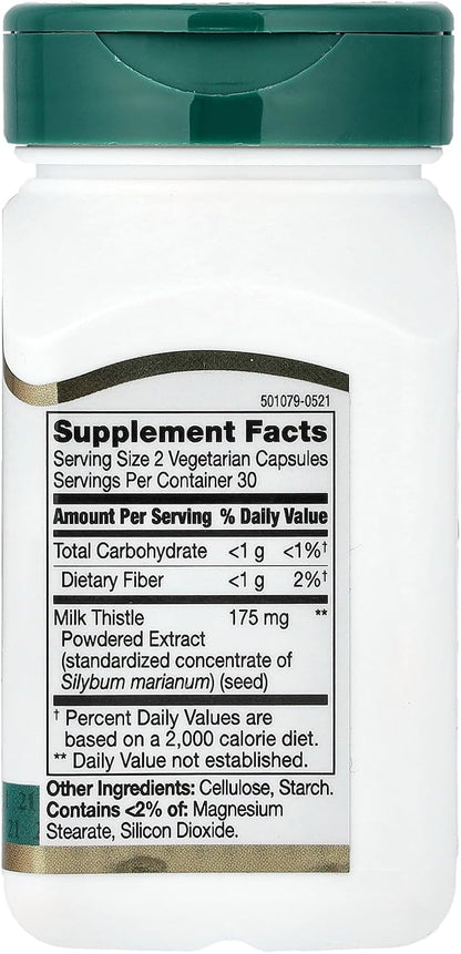 21st Century, Milk Thistle Extract, Standardized , 60 Vegetarian Capsules