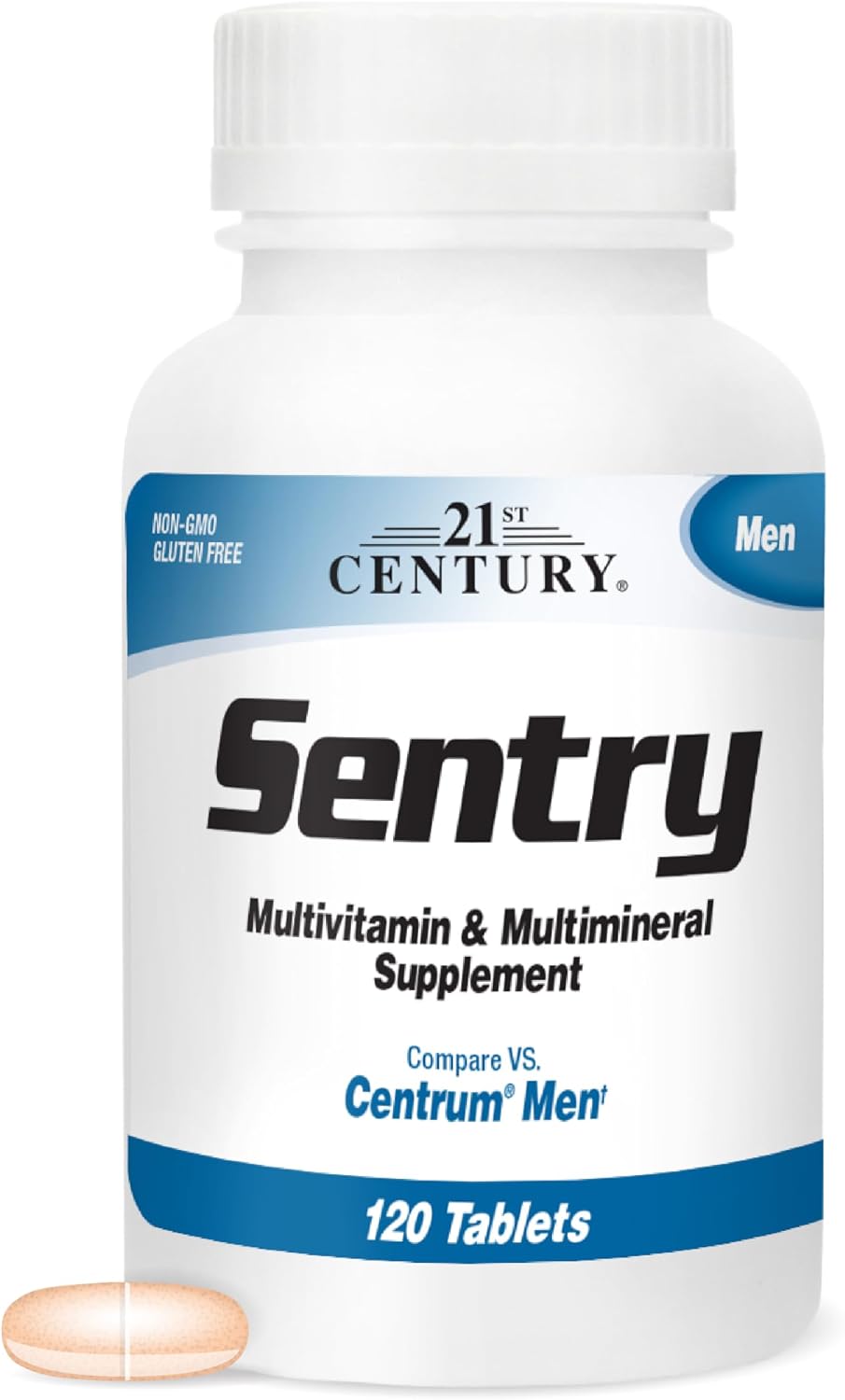 21st Century, Sentry Men, Multivitamin & Multimineral Supplement, 120 Tablets