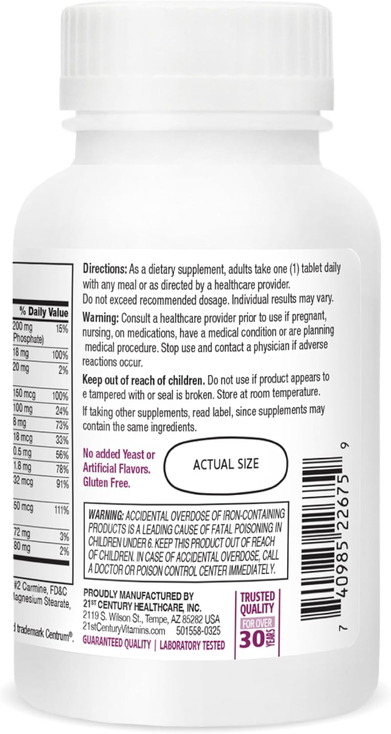 21st Century, Sentry Women, Multivitamin & Multimineral Supplement, 120 Tablets