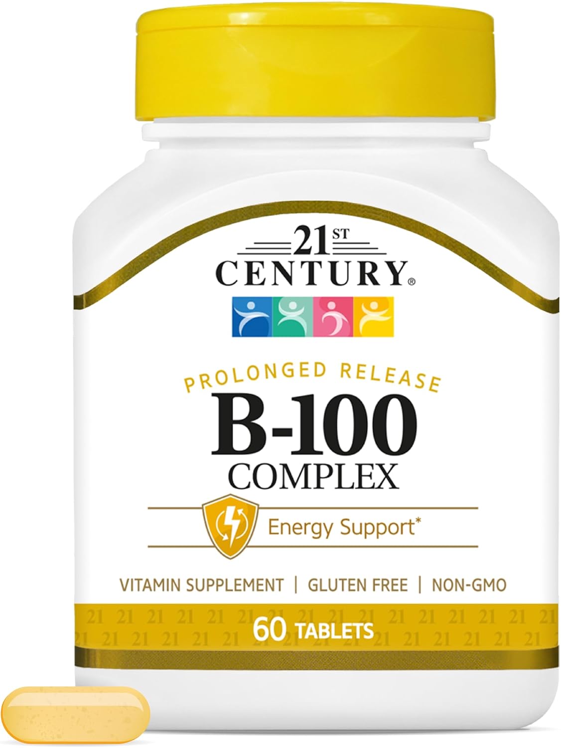 21st Century, B-100 Complex, Prolonged Release, 60 Tablets