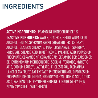 CeraVe Itch Relief Moisturizing Cream, 12 Oz