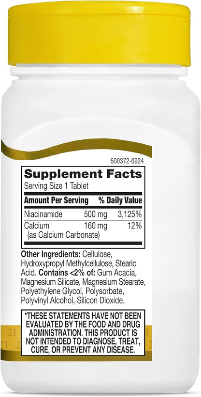 21st Century, Niacinamide, Prolonged Release , 110 Tablets